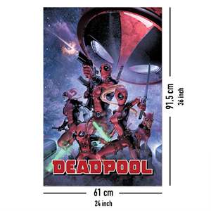 Poster de style moderne Marvel pour Deadpool, pour décoration murale familiale - Product Image 2