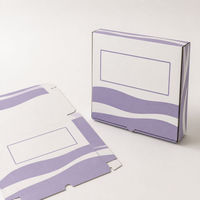 Boîte à pizza en carton ondulé personnalisée avec doublure en aluminium pour les fêtes de Pâques, idéale pour les repas en famille et la vente en gros d'emballages alimentaires à emporter