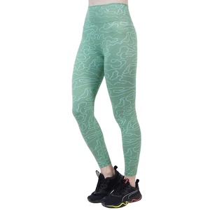 European American <b>Plus</b> <b>Size</b> Printed <b>Yoga</b> <b>Pants</b> Women's High Waist Tummy Control Tight Sports Leggings Nylon Spandex Butt Fitness - Product Image 3