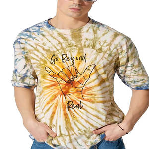 เสื้อยืดพิมพ์ลายกราฟิก DTG สำหรับผู้ชายเสื้อโชว์ไหล่100% ใส่ได้ทั้งชายและหญิงโลโก้แบบกำหนดเอง - Product Image 6