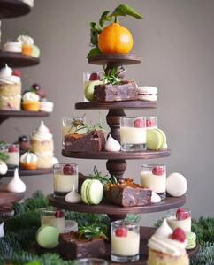 High Quality Handmade Wooden <b>Cake</b> <b>Stand</b> with Dome <b>Set</b> for Home Hotel and Restaurant Use Available at Bulk From India - Product Image 2