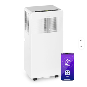 Climatiseur portable tour 7000 BTU pour la maison, contrôle via application WiFi, 3 en 1 (refroidissement, déshumidificateur, ventilateur), 10-15 m², 50 dB, blanc - Product Image 1