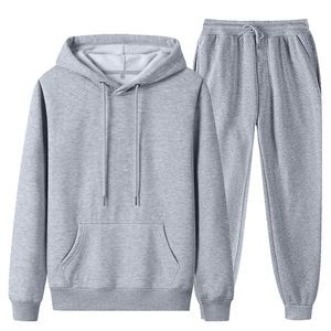 Nouveau pull d'hiver Ensemble personnalisé Sweat-shirt à capuche et pantalon de survêtement légers avec logo personnalisé - Product Image 5