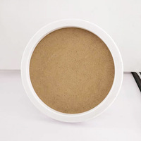 Support de table rond blanc de 20 cm pour enfants, pour travaux manuels, pastels à l'huile, présentoir de bureau, cadre photo décoratif en PVC plastique