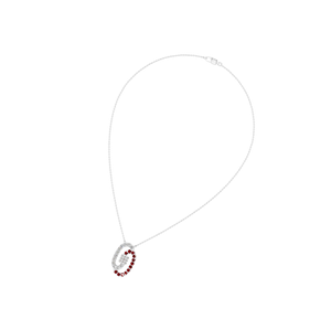 Luxe 950 platine bijoux fins pour femmes coupe ronde laboratoire cultivé diamant pendentif collier 16 pouces chaîne OEM ODM fabrication personnalisée - Product Image 3