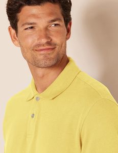 Piqué de algodón de ajuste Regular informal para hombre, camisa de diseño personalizado con letras lavadas impresas de talla grande, transpirable, de secado rápido - Product Image 3