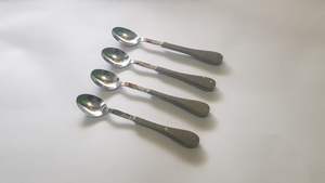 Juego de cubiertos de latón con mango de Metal moderno y cubiertos de Metal de cubiertos de acero de latón cuchara cuchillos de queso tenedor juego de cubiertos hecho a mano - Product Image 2