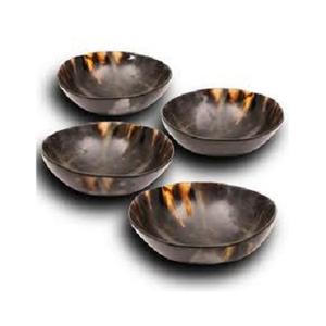 2025 nuevo diseño para servir comida, ensaladeras, cuerno de búfalo hecho, cocina, mesa, ensalada, fruta, vajilla, cuenco, bandeja, forma personalizada, tamaño - Product Image 1