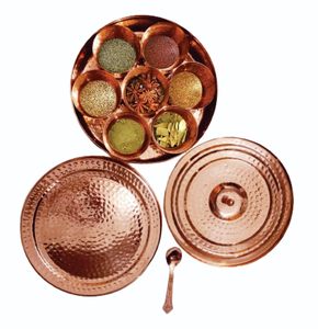 Cajas de almacenamiento de hierbas y especias de latón utensilios de cocina personalizados recién llegados cajas Masala modernas para restaurante casero a precio barato - Product Image 5