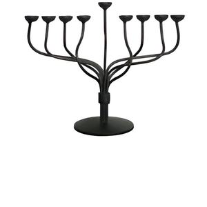 Fabricant indien de bougeoirs Menorah Hanukkah Menorahs Hanoukka Menorah juive artisanale - Product Image 1
