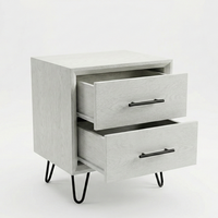 Pieds de table d'appoint modernes, table basse en bois d'hévéa, MDF, placage de chêne, meubles durables pour salon, usage intérieur domestique, vente en gros OEM ODM