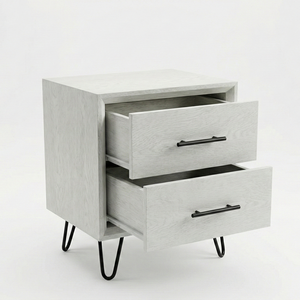 PKP Durable Living Room <b>Furniture</b> Dong Nai Modern Rubberwood MDF <b>Oak</b> Veneer side Table painting <b>cream</b> Color 1 Year Warranty - Product Image 4