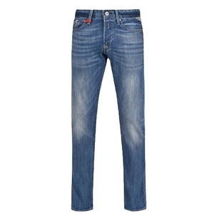 Nouvelle arrivée de pantalon en jean pour hommes décontracté délavé vente en gros OEM coupe ajustée à bas prix orienté vers l'exportation qualité personnalisée - Product Image 6