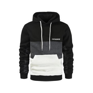 Jersey personalizado Venta caliente Hombres Sudadera con capucha Conjunto Sudadera 100% Algodón Manga larga Impresión personalizada Sudaderas con capucha de gran tamaño - Product Image 3