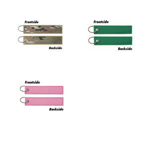 Porte-clés tissé personnalisé avec logo brodé de haute qualité OEM, vente en gros de porte-clés personnalisés avec logo - Product Image 6