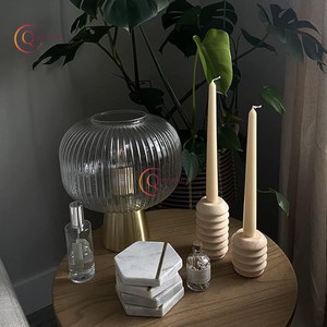 Exclusive Quality <b>Marble</b> Candle Holder for Hotel Wedding and Event Party Decoration Tealight Candle Holder Unique Candle <b>Jar</b> - Product Image 3