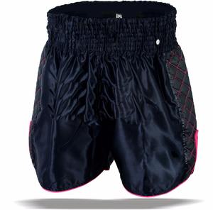 กางเกงขาสั้นมวยไทยขาสั้นผ้าซาตินสำหรับผู้ชายกางเกงขาสั้นแบบปรับแต่งได้ - Product Image 3