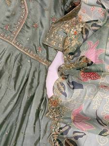 ชุด2ชิ้นที่ทันสมัยสุดพิเศษสำหรับงานเย็บปักถักร้อยลำดับ Dupatta สำหรับงานแต่งงานจบการศึกษาชายหาด - Product Image 6