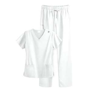 Uniforme de enfermería con estilo para hombres de color blanco Uniforme de Enfermería Médica para hombres Conjuntos de uniformes de Enfermería Médica - Product Image 1