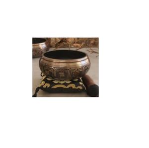 Cuenco de Metal para cantar Sonido Curación Meditación Yoga Terapia de sonido Cuencos de canto budista de Metal de aluminio - Product Image 1