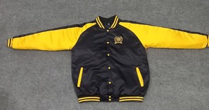 Acheter Custom Fit Hommes Vintage Satin Varsity Bomber Vêtements d'extérieur légers Coupe-vent Collège Veste pour hommes - Product Image 3