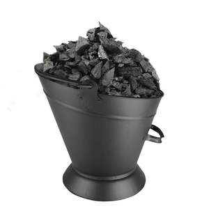 Classic iron <b>coal</b> bucket handmade for <b>storage</b> purpose ideal for vintage farmhouse and rustic home decor - Product Image 6