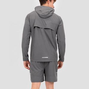 Vêtement de randonnée imperméable de haute qualité pour hommes, coupe-vent d'extérieur, veste coupe-vent pour hommes, vente en gros - Product Image 4