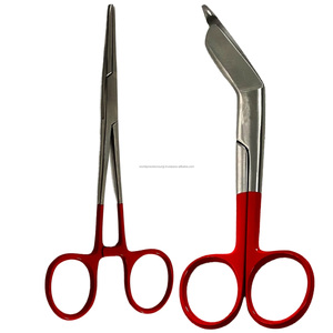 Kit d'instruments chirurgicaux manuels en acier inoxydable pour hôpital, comprenant des ciseaux à pansements et un hémostat, pour chirurgie ORL - WORLD PRECISION SURGICAL - Product Image 4