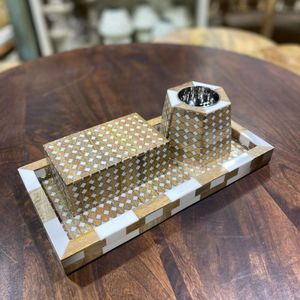 Incrustation d'os Ramadan Brûleur spécial en bois d'agar Support Mubkhar Mubkhar Oud Mabkhara Bakhoor - Product Image 2