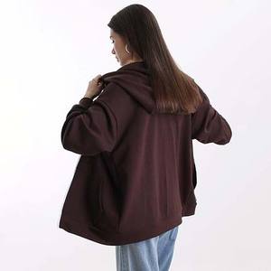 New Arrival OEM Service Design Customized Logo Zip <b>up</b> Hoodies Sweatshirts Breathable Women's Hoodies Clothing Plus Size 2025 - Product Image 3