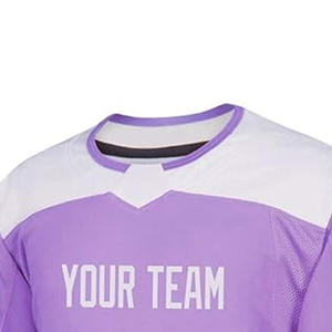 Maillot de hockey sur glace en polyester fabriqué au Pakistan, design libre, impression par sublimation, logo brodé, uniforme de hockey sur glace personnalisé 2025 - Product Image 3