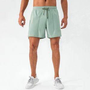 Logo personnalisé pour hommes, vêtements de sport, jogging, entraînement, fitness, shorts d'entraînement en nylon à séchage rapide, shorts de gym solides et écologiques - Product Image 1