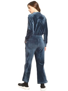 Solid International Two Piece <b>Velvet</b> Set Featuring Custom With Full Zipper <b>Jackets</b> And Soft Pants <b>Velvet</b> Track - Product Image 5
