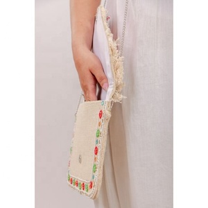 LW Vintage <b>Summer</b> Beaded Purse Single Strap Woven Handmade Ladies Beach <b>Bag</b> with Zip Closure Portable Cross Body Gift <b>Bag</b> - Product Image 5