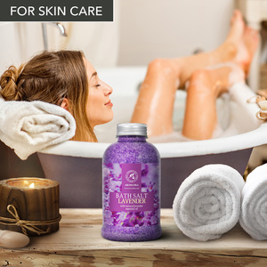 Aromatika Sal Marina Natural de Lavanda 600g para Baño Corporal con Aceite Esencial Relajante para el Cuidado de la Piel - Product Image 5