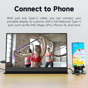 1920*1080 Full HD 14 pouces écran tactile Portable moniteur aluminium épaisseur USB Interface moniteur Portable - Product Image 3