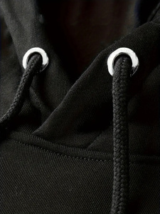 Jersey básico de invierno de calidad superior para hombre, nuevo diseño de estilo, mezclada de lana de algodón ligero Sudadera con capucha, patrón sólido con capucha - Product Image 3
