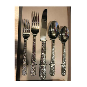 Juego de Cubiertos de 4 piezas de buena calidad, juego de cubiertos de acero inoxidable para vajilla, incluidos tenedores, cuchillos, cucharas, juego de cubiertos moderno - Product Image 5