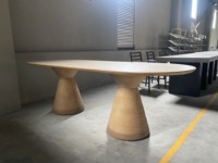 New Style Umwelt Weiß beton Esstisch Beton Design Möbel Lieferanten von vietnam ischen Fabrik