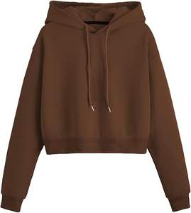 Sudaderas personalizadas para equipos, sudaderas cortas, diseña tu propio logotipo y texto, forro polar suave, perfectas para equipos deportivos, sudaderas para mujer. - Product Image 6