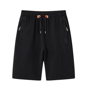 Wholesale Premium Quality Casual Men's Summer Shorts Custom Logo Design <b>Elastic</b> Waist Solid Pattern Breathable Quick Dry - Product Image 2
