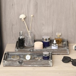 Bandeja de servicio de madera de pino de calidad superior de confianza con juego de asa de metal para 2 restaurantes y hoteles directo del proveedor de madera - Product Image 6