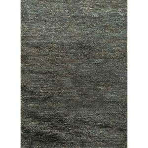 Alfombra Rectangular de Yute y Cáñamo Gris y Negra, Tejida a Mano, para Entrada y Pasillo, Uso Doméstico - Modelo Skjt-14 - Product Image 1