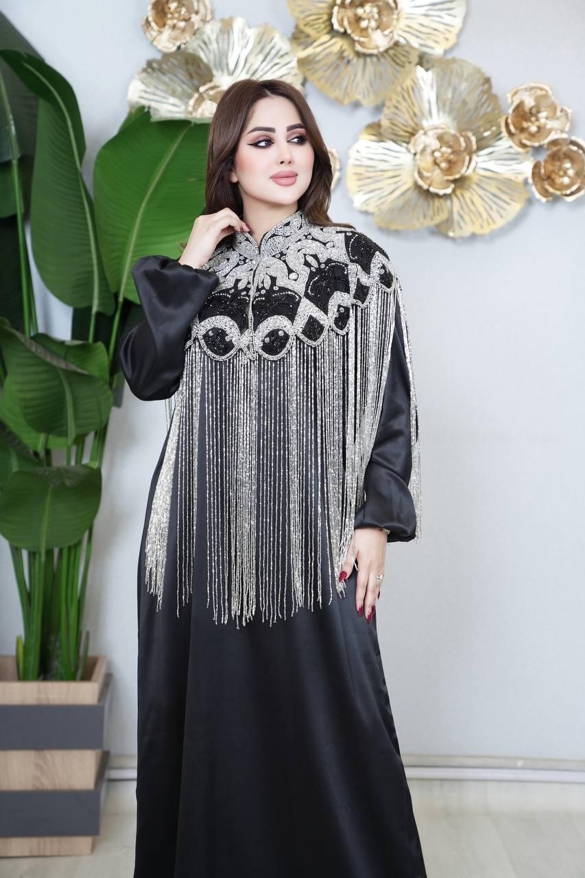 green emerald velvet dress Women's Loose Fitting Poncho Sleeve Maxi Dress