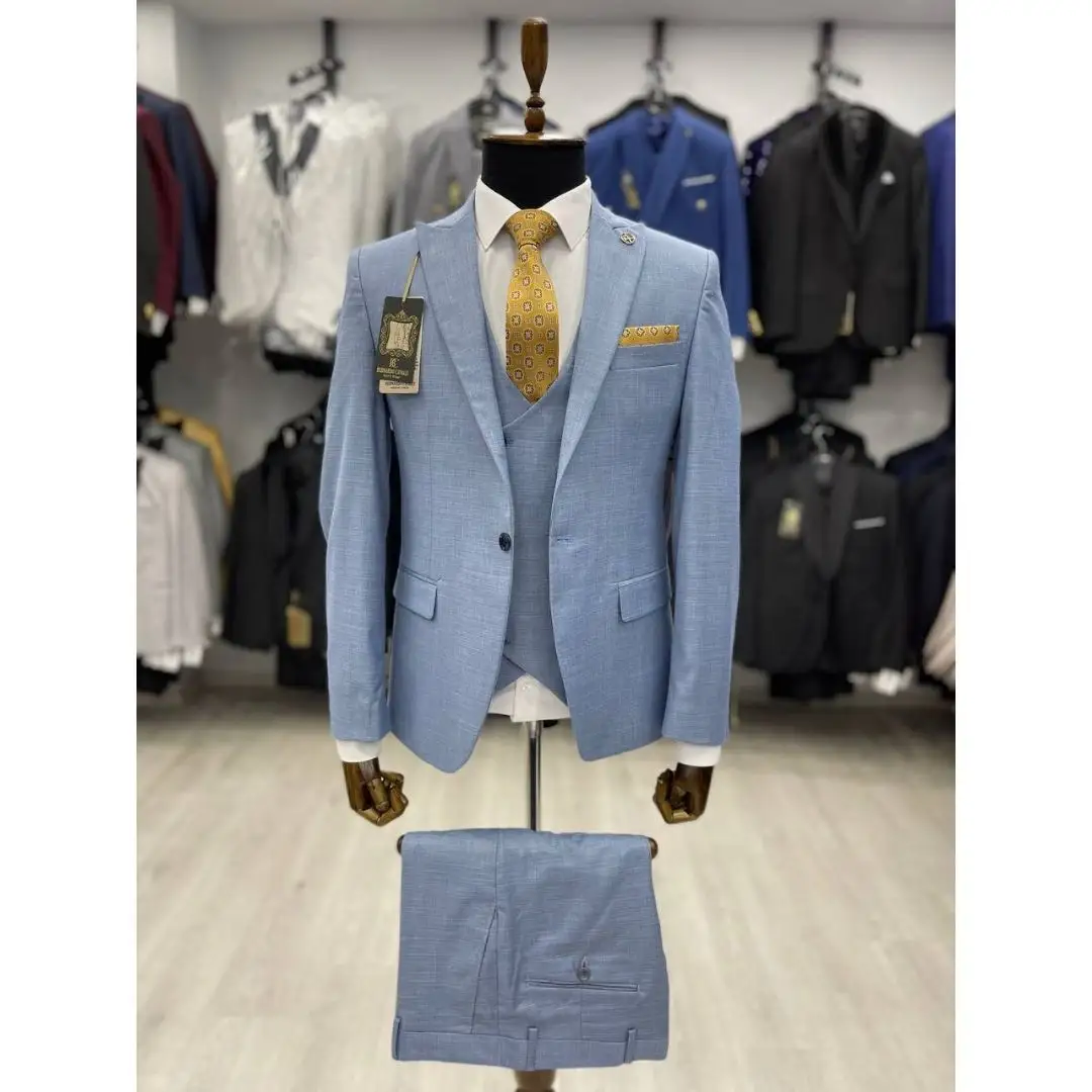 Latest Design Cruvaze Style for Gentle Men with Custom-made Formal Suit High Quality Suit Men Suits
