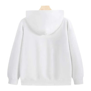 Sweat-shirts à capuche personnalisés pour hommes grande taille, fermeture éclair, en molleton épais 100% coton, surdimensionnés, avec logo brodé - Product Image 4