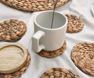 Eco-friendly, Sustainable Water Hyacinth Round <b>Placemat</b> With Best Price From <b>BLUE</b> LOTUS Vietnam - Product Image 2