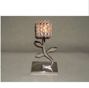 Porte-bougie en cristal perlé, style unique, décoration pour la maison, l'hôtel, les mariages, les fêtes, support de bougie, finition brillante, support de table - Product Image 3