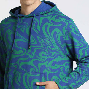 New Winter Arrival Factory-Made Men's XS White <b>Thick</b> <b>Fleece</b> Pullover with Hooded Zipper and String Screen Printed Logo - Product Image 5