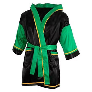 Bata de Boxeo Personalizada de Alta Calidad con Bordado para Atletas, Elegante Bata de Boxeo con Capucha para Entrenamiento de Jiu Jitsu, Kimono de Boxeo - Product Image 3